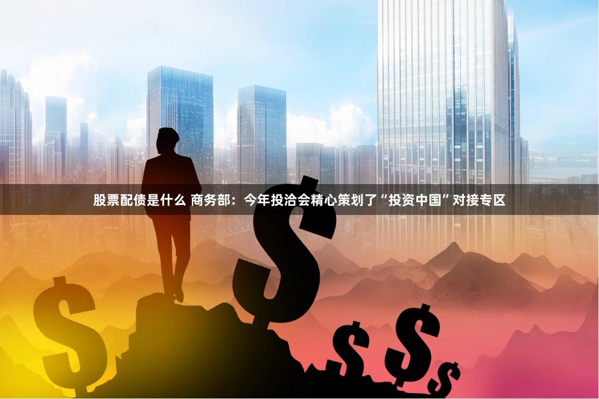 股票配债是什么 商务部：今年投洽会精心策划了“投资中国”对接专区